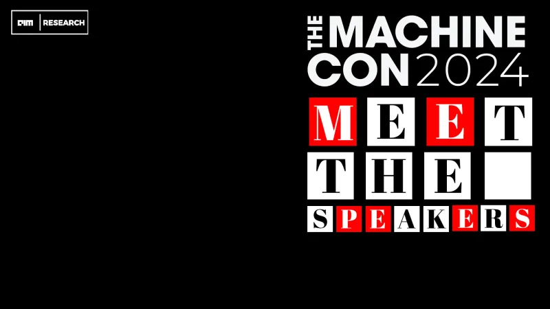 MachineCon U.S. 2024: Meet the Speakers