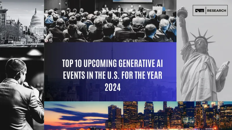 Top 10 upcoming Generative AI events in the US for the year 2024