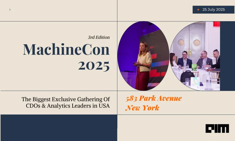 AIM Research Announces MachineCon USA 2025 on July 25 in New York!