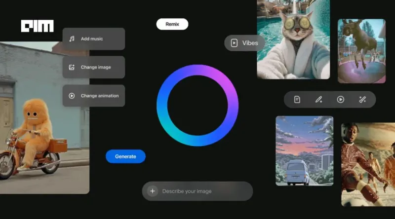Meta Introduces ‘Vibes,’ a Feed of AI-Made Videos 